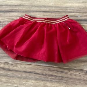 Beautiful red skirt perfect for Halloween as a superhero or for Holiday fotos.